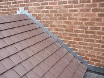 Lead flashing repair on a Brighton roof